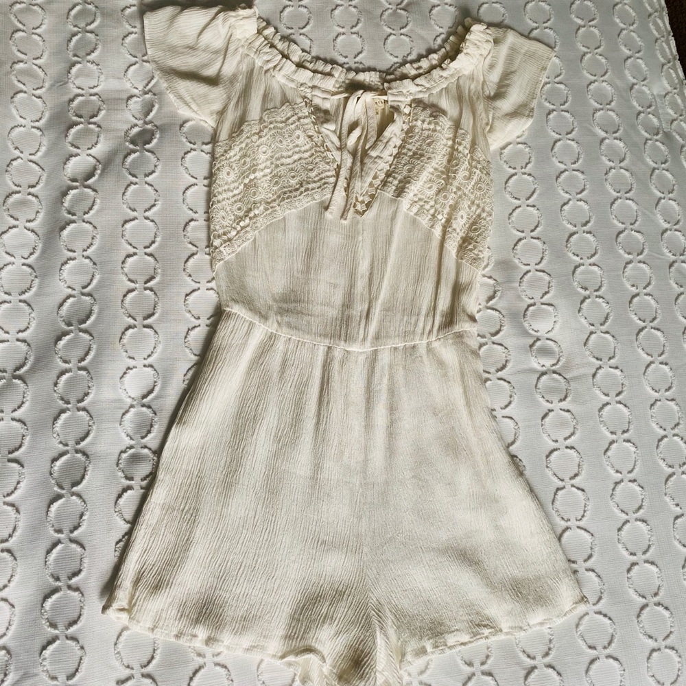 LA Hearts white Romper